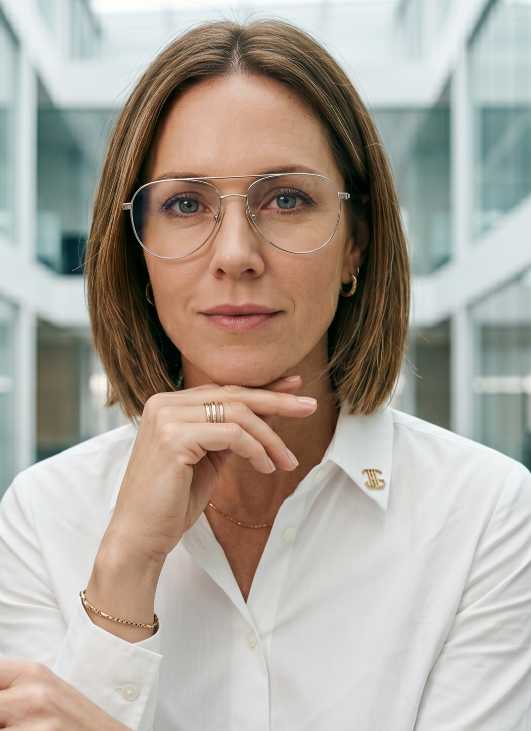 High-end editorial portrait